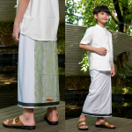 Sarung Sapphire Junior Putih Tumpal