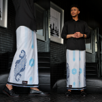 Sarung Sapphire Premium Jacquard JWF White Fantasy