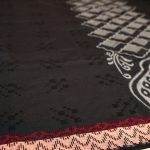 Sarung Sapphire Exclusive HTTK Hitam Timbul Tumpal Kembang - Gambar 5