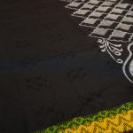 Sarung Sapphire Exclusive HTTK Hitam Timbul Tumpal Kembang - Gambar 7